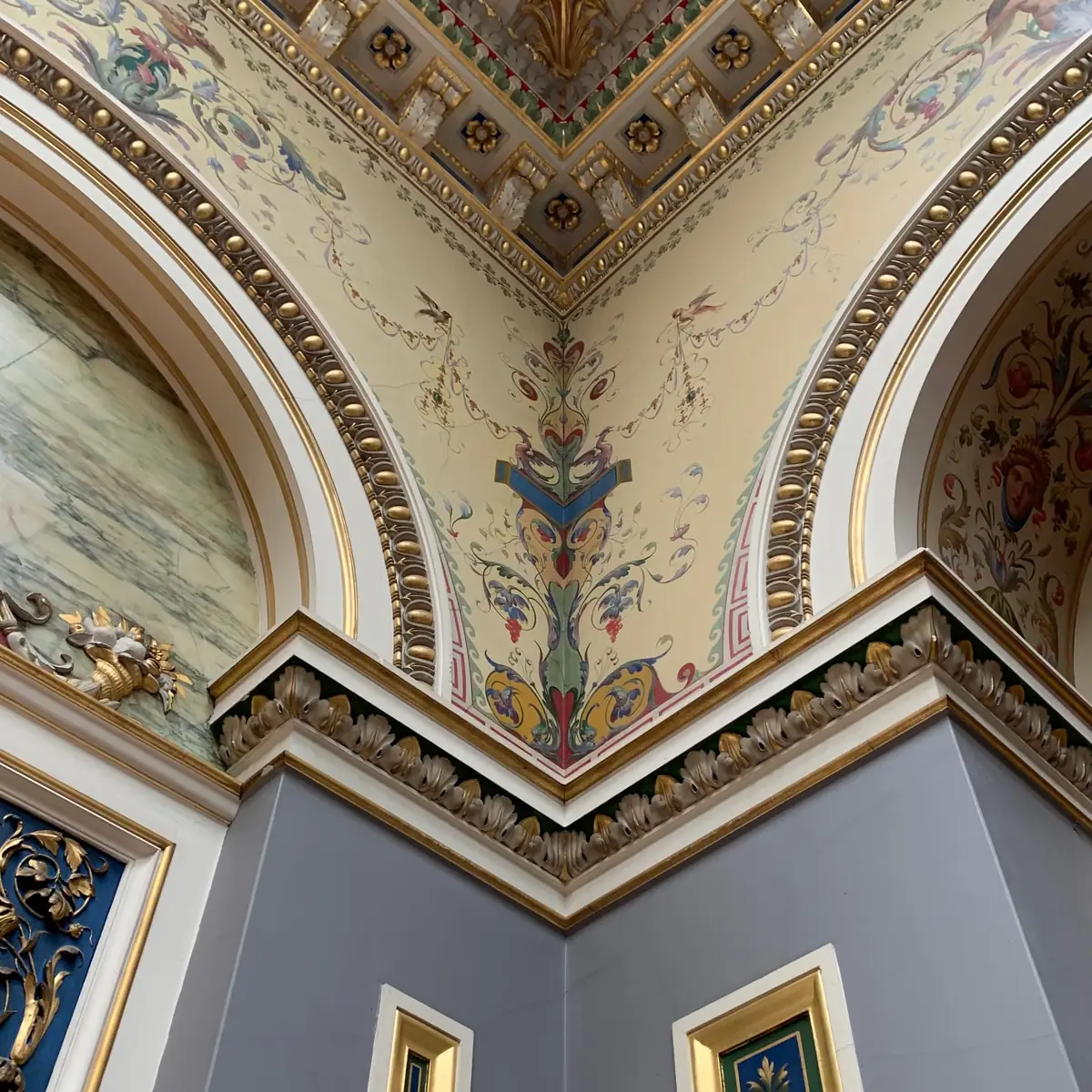 Victorian cornice and frieze