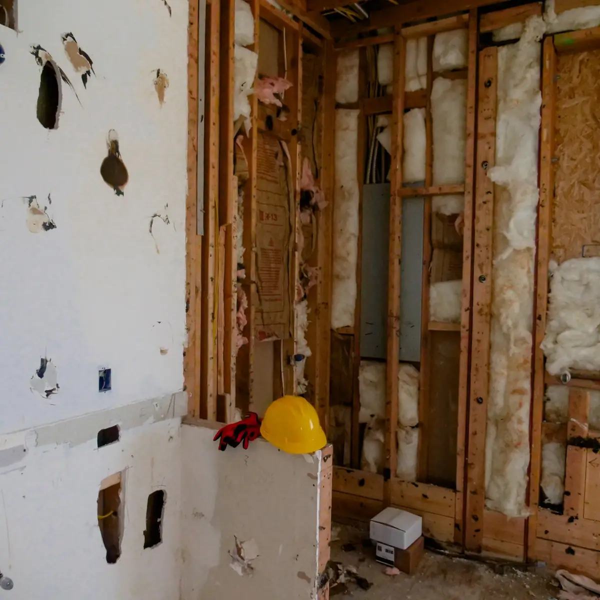 Strip-out to the structure