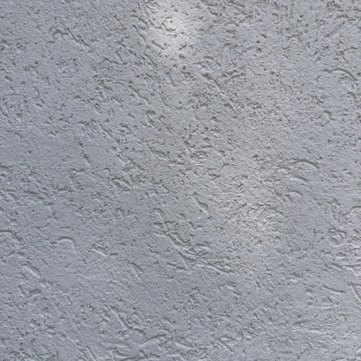 White silicone render finish