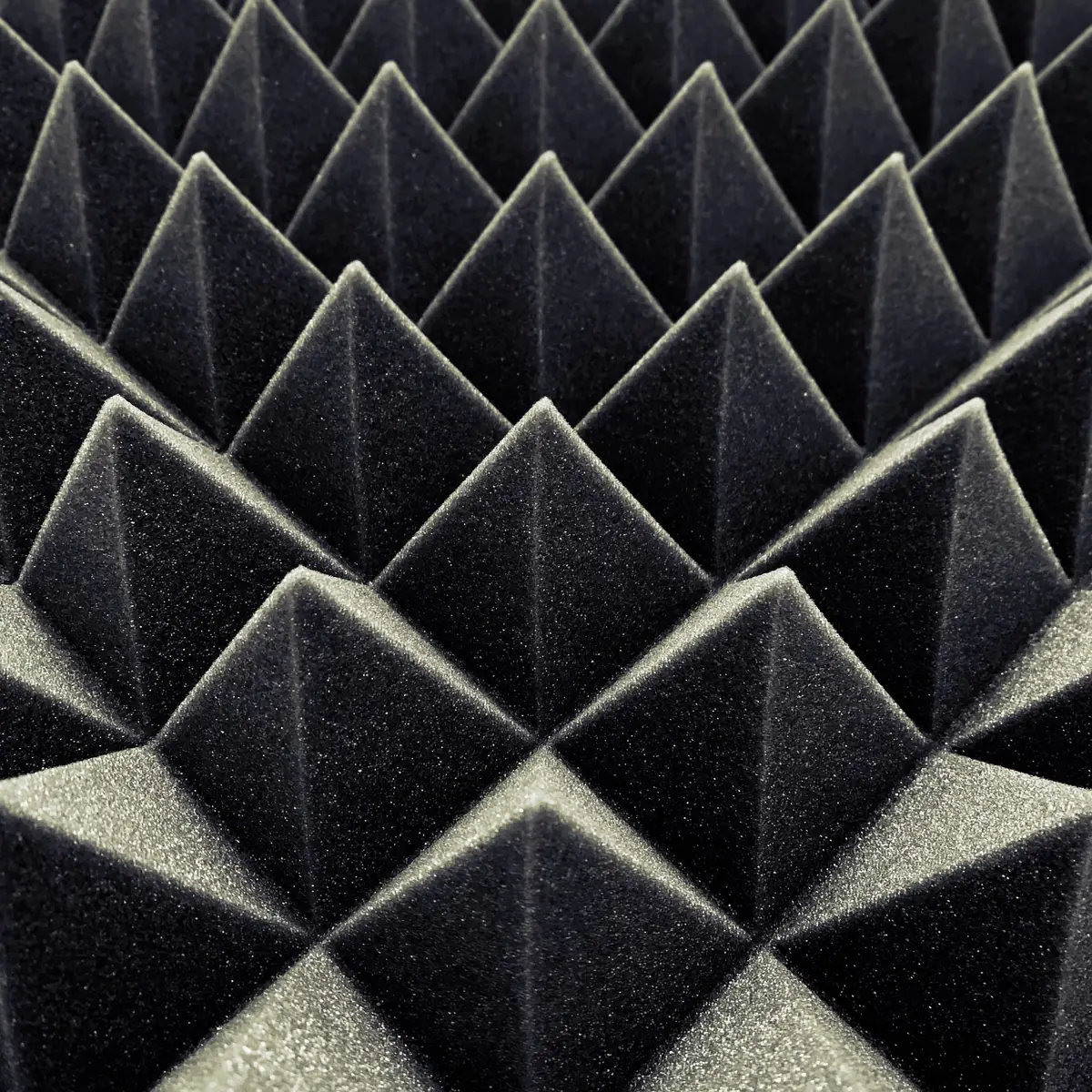 Pyramid acoustic foam panels